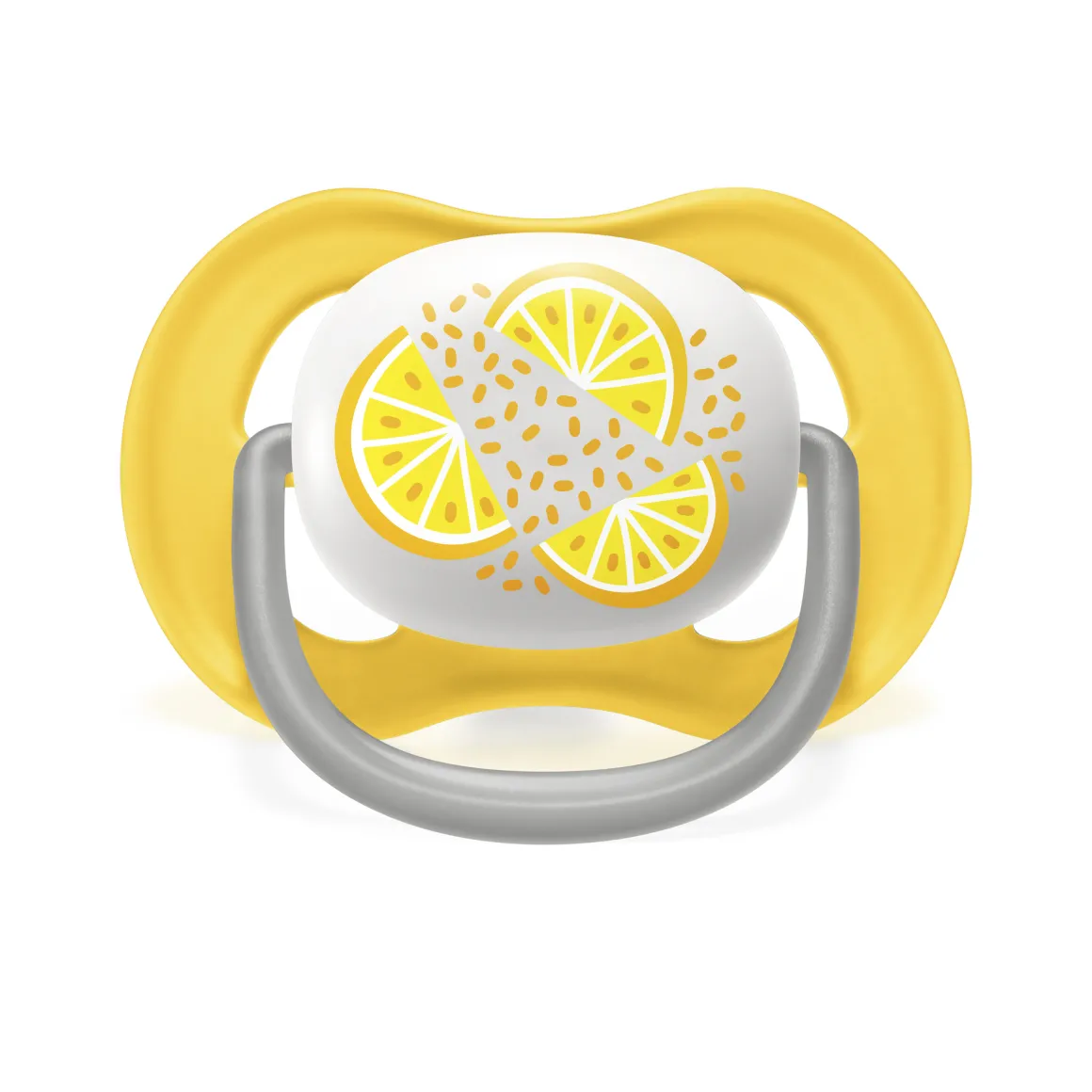 2 ciucci ultra air collection 6-18 mesi decorazione limone/arancia – philips avent