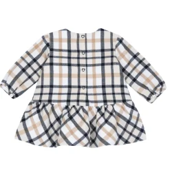 Abito ml tartan con fiocco blu – chicco