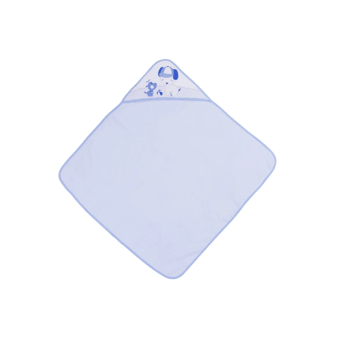 Accappatoio neonato azzurro ellepi