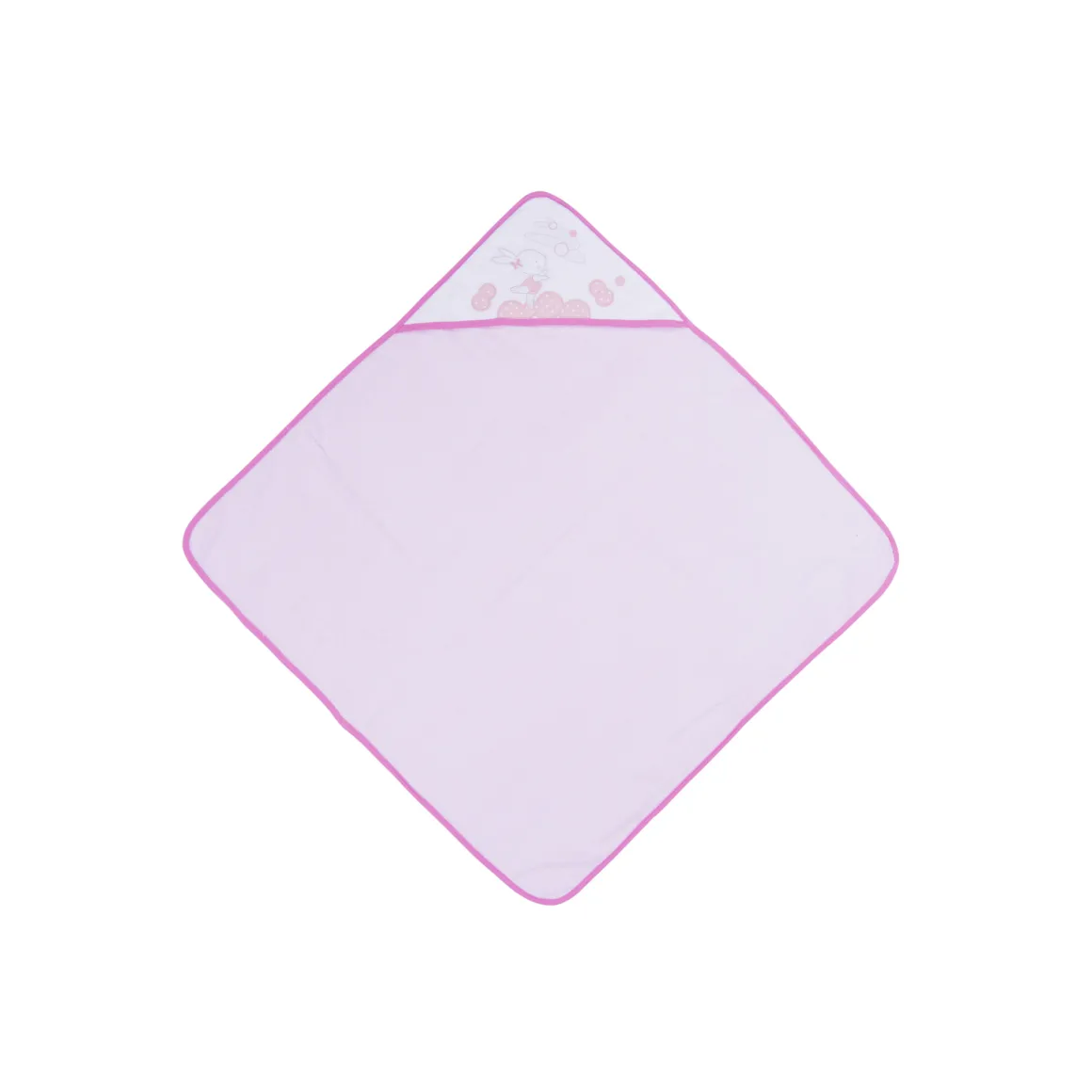 Accappatoio per neonato rosa ellepi