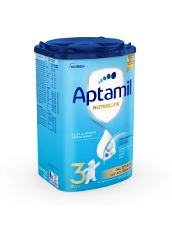 Aptamil nutribiotik 3 – latte di crescita in polvere per bambini dal 12° mese compiuto – 830g