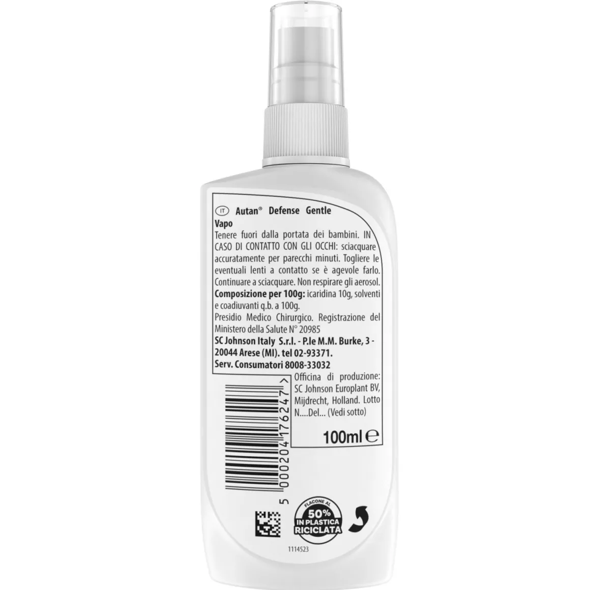 Autan defense gentle 100ml