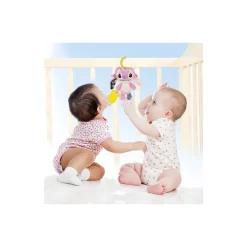 Baby clementoni disney angel soft – sonaglio morbido per neonati 3m+