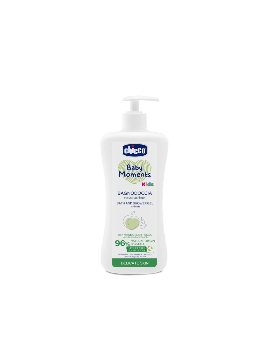 Bagnodoccia senza lacrime chicco baby moments delicate kids