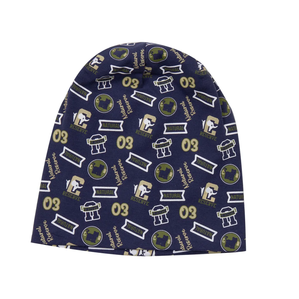 Berretto blu bimbo sportivo