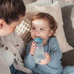 Biberon easy active baby bottle 330 ml 4+ mesi, tettarella misura 3 piatta e simmetrica, neutro – mam