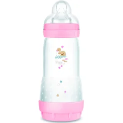 Biberon easy start 320ml bio-circolare conf. singola rosa – mam