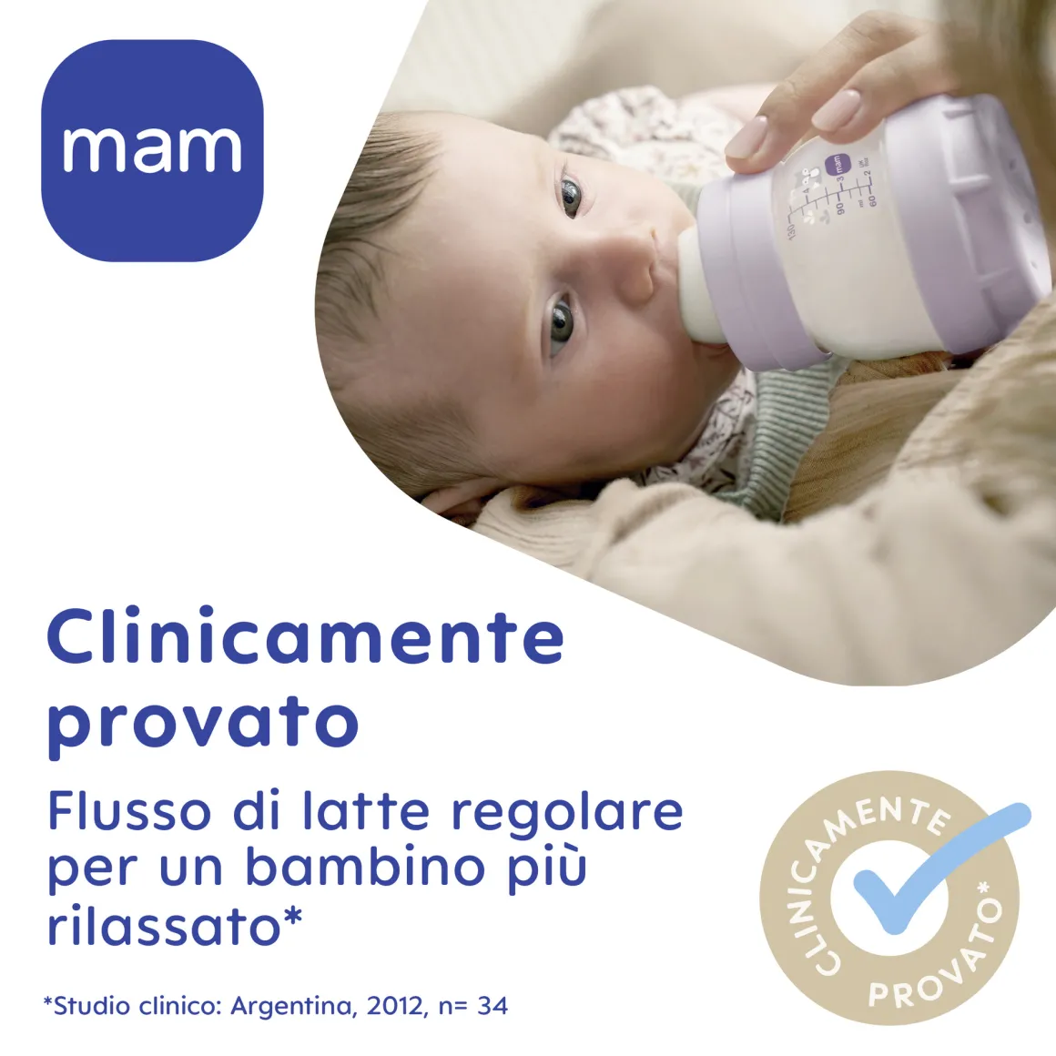 Biberon easy start 260ml bio-circolare conf. singola verde – mam