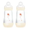 Biberon easy start 260ml bio-circolare conf. doppia beige – mam