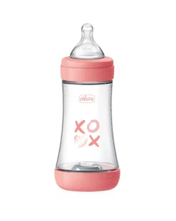 Biberon perfect5 rosa 240ml sil 2fori