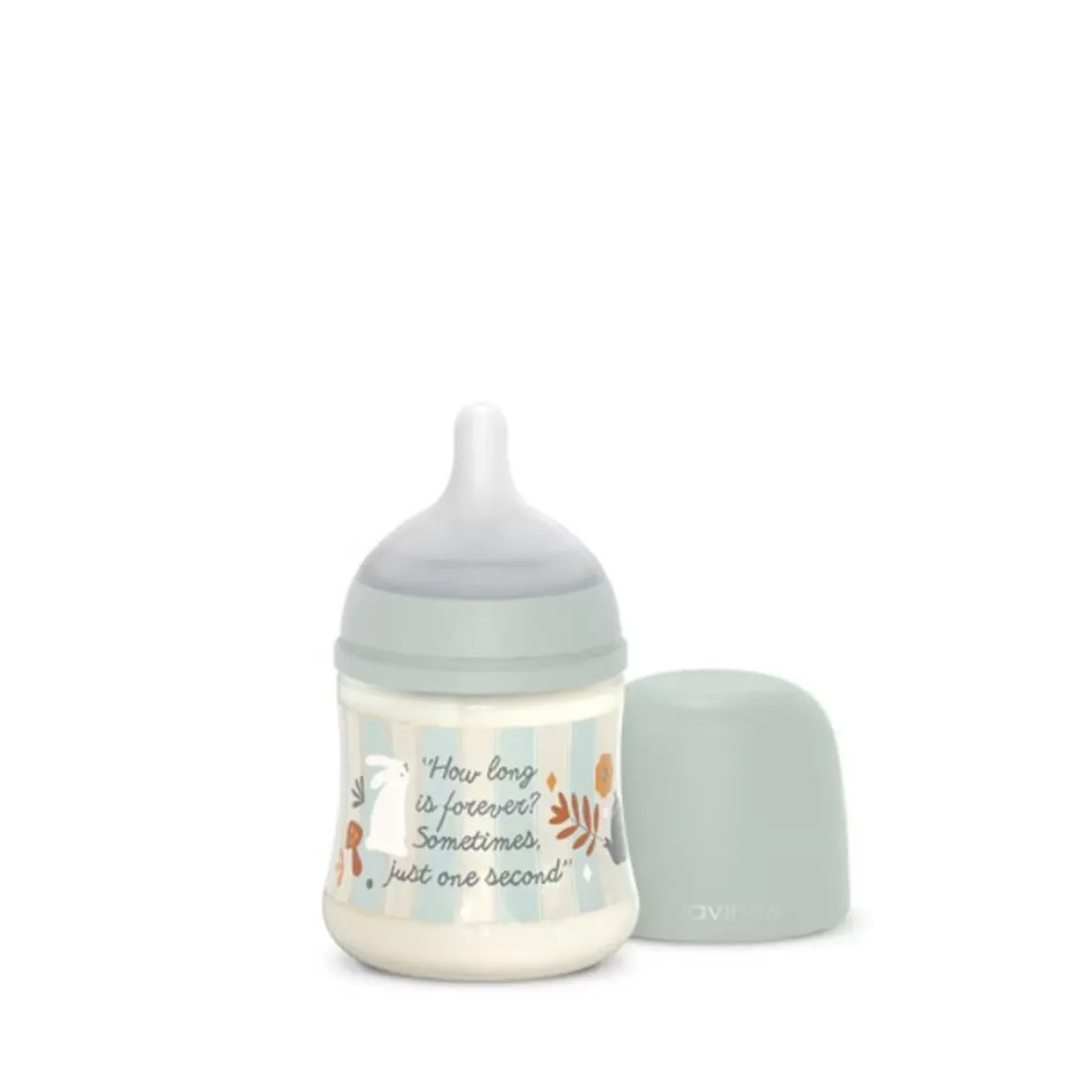 Biberon wonderland 150 ml flusso lento azzurro – suavinex