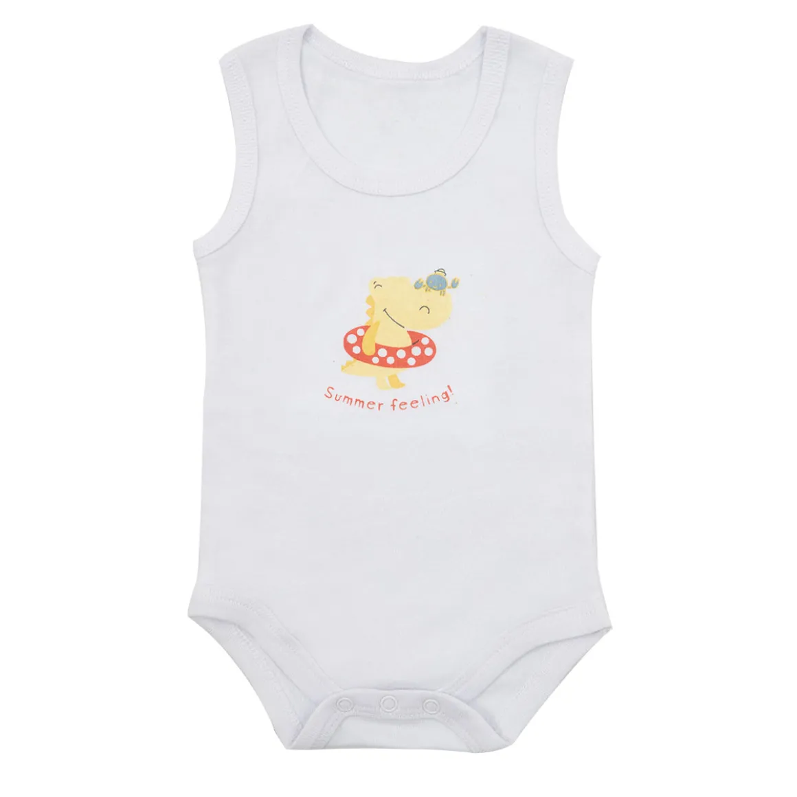 Body bianco bimbo stampa draghetto