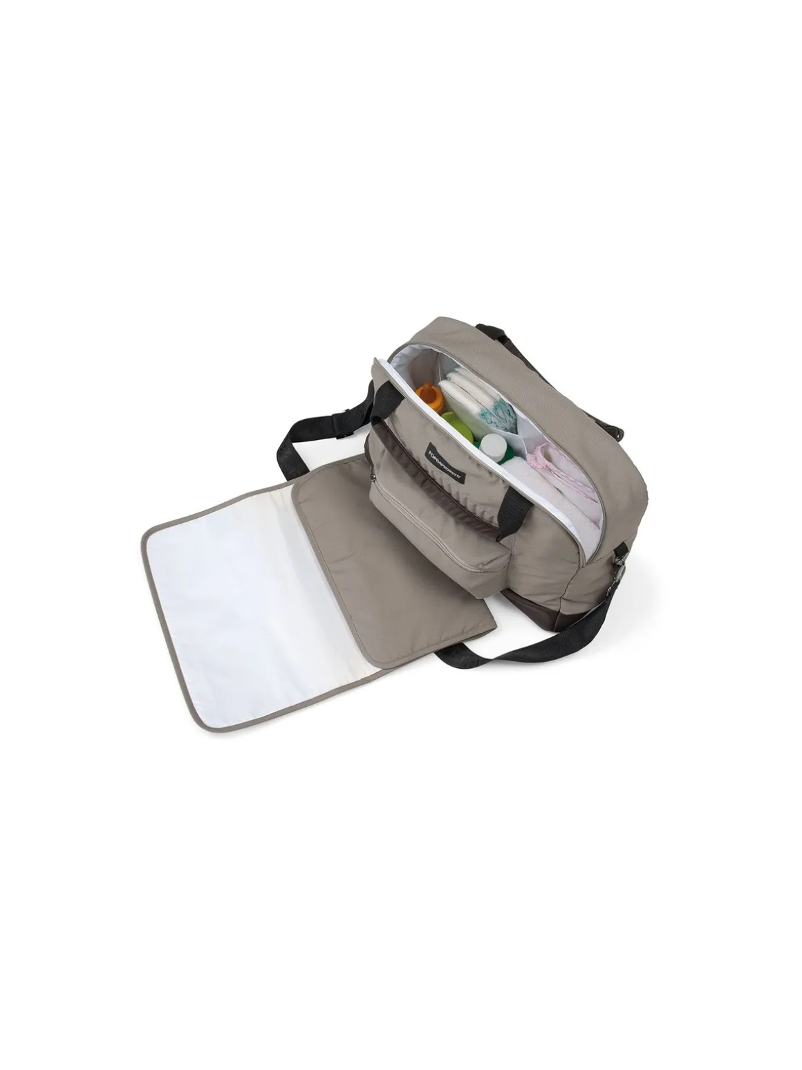 Borsa mamma comfort con fasciatoio beige