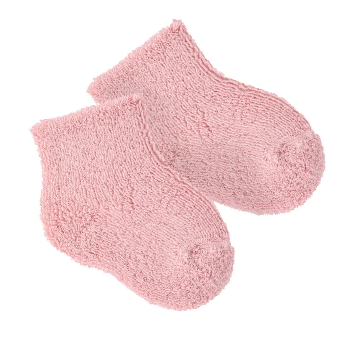 Calza corta spugna rosa