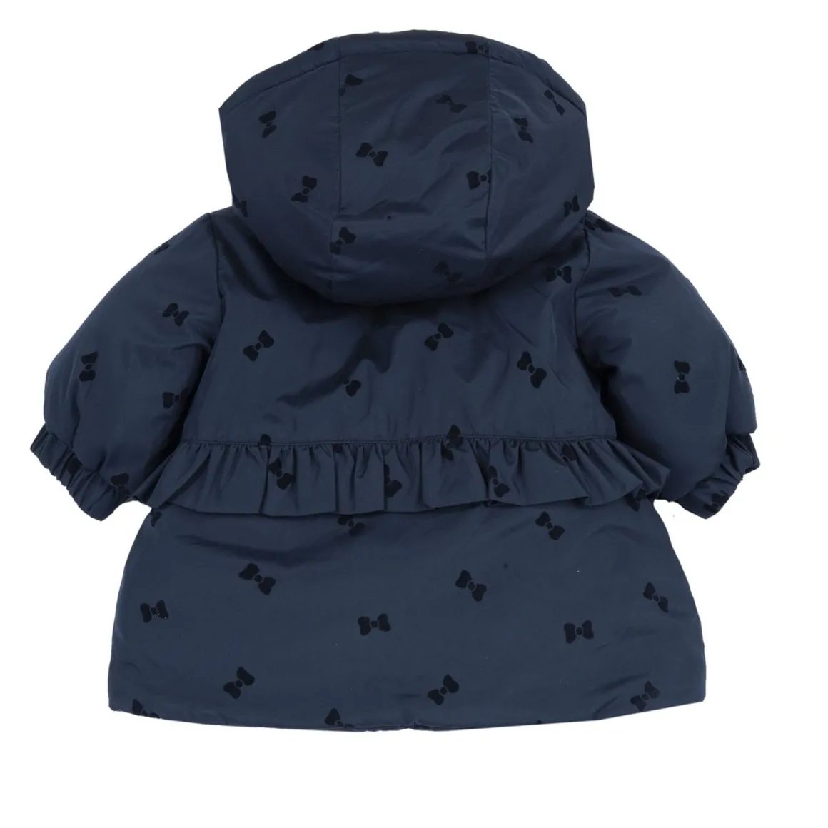 Capo spalla blu fantasia fiocchi – chicco