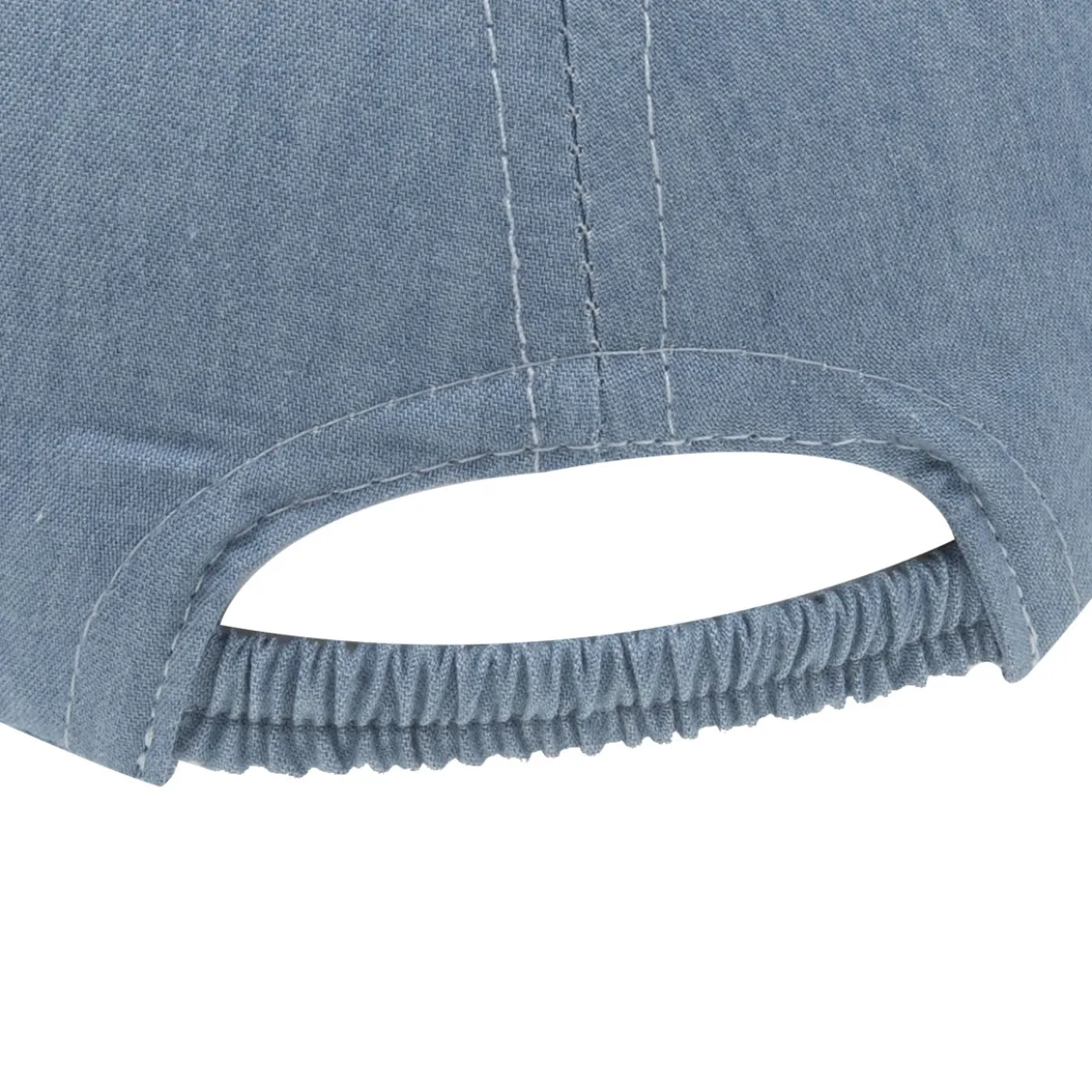 Cappello da baseball bimba finto denim “gattino” con orecchie