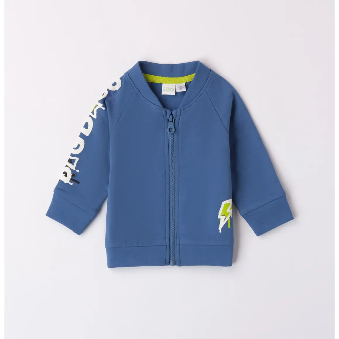 Cardigan felpa st manica e dietro
