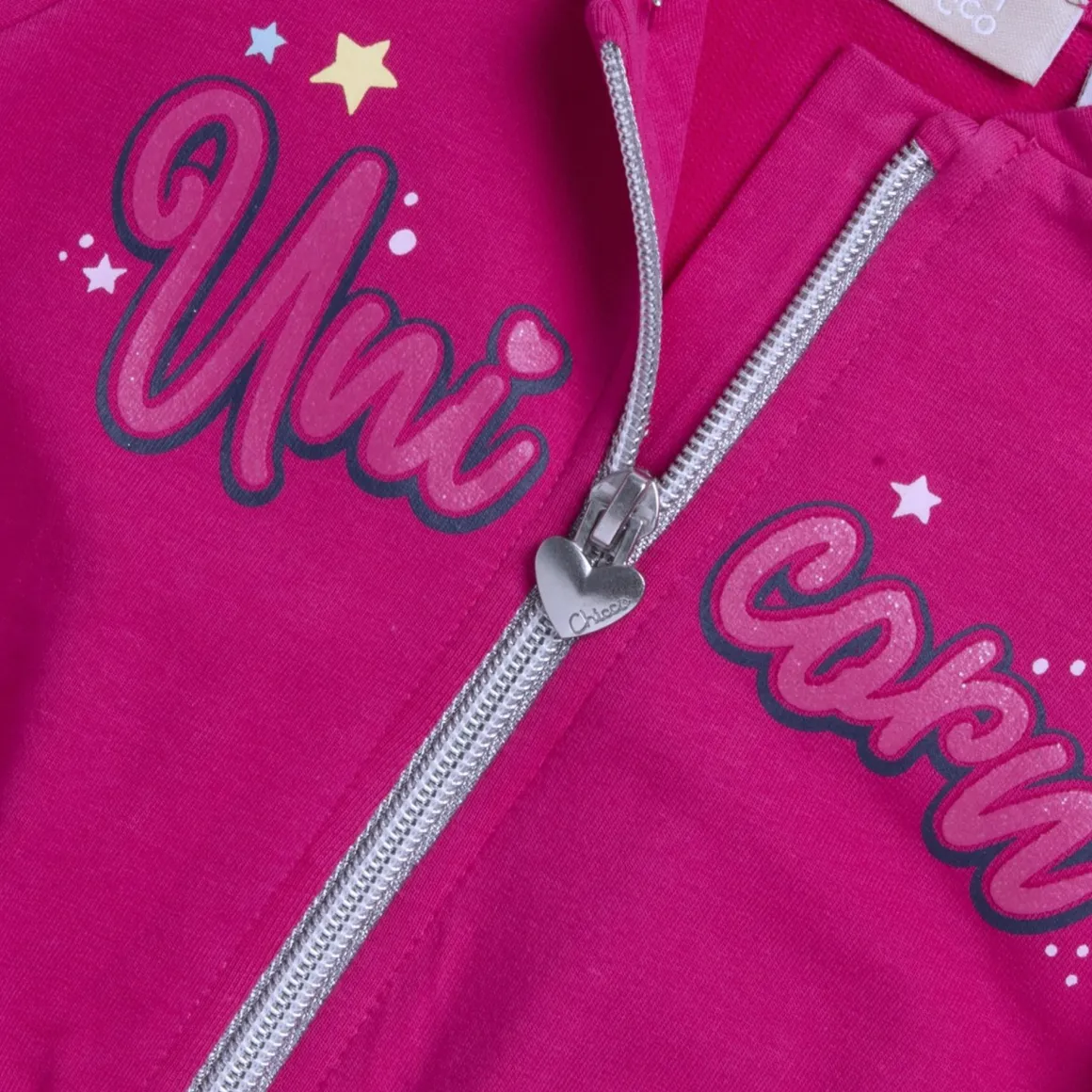 Cardigan french terry fuxia – chicco
