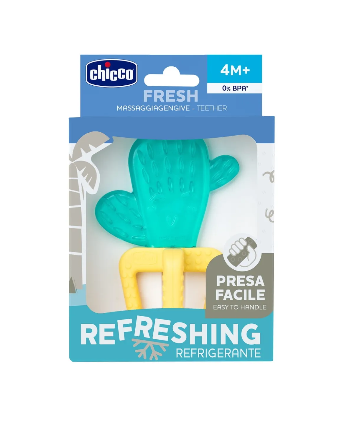 Chicco – massaggiagengive fresh cactus 3d 4m+