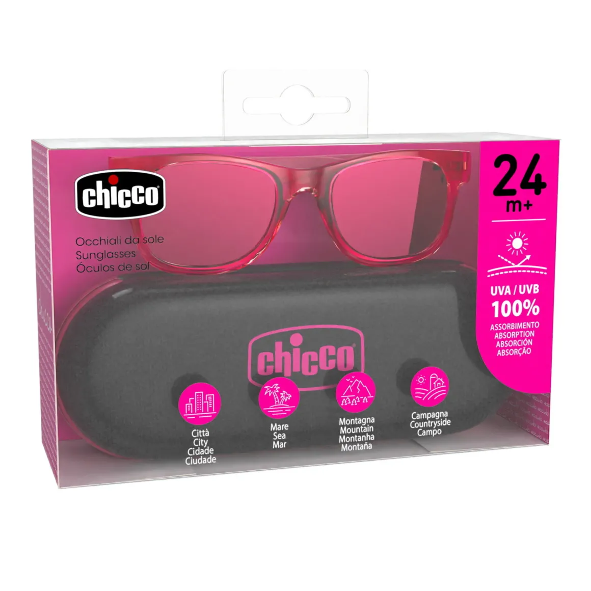 Chicco – occhiale trasparente 24m+ bimba