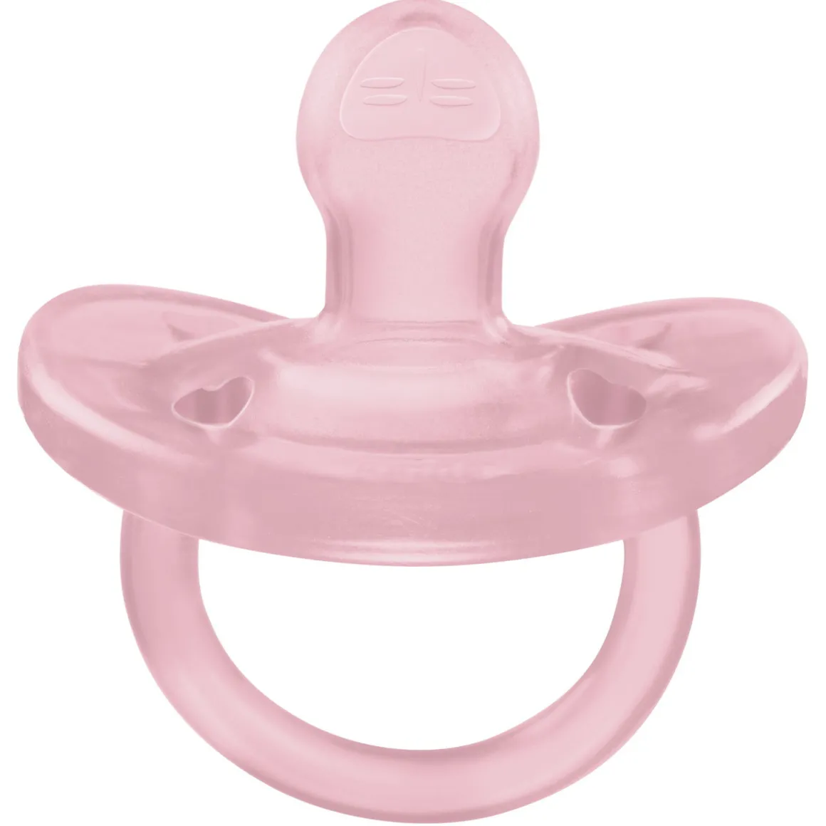 Chicco – physioforma gommotto rosa in silicone 2 pezzi | 6-16 mesi