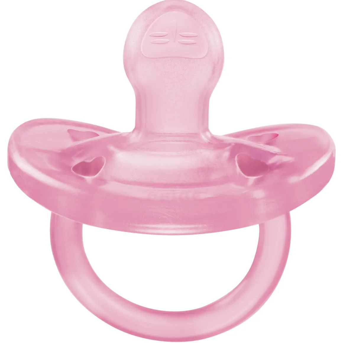 Chicco – physioforma gommotto rosa in silicone 2 pezzi | 6-16 mesi
