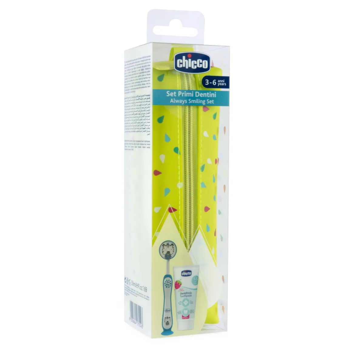 Chicco – set igiene orale azzurro 36m+