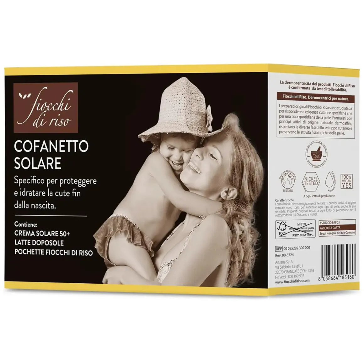 Cofanetto solare – fiocchi di riso