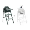 Crescendo up imperial green re_lux + crescendo recliner grey