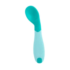 Cucchiaio angolato 8m+ azzurro – chicco