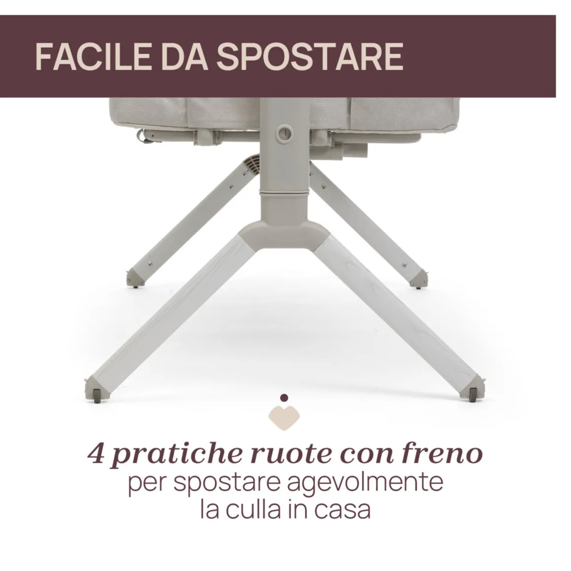 Culla next2me armonia motherpearl – chicco