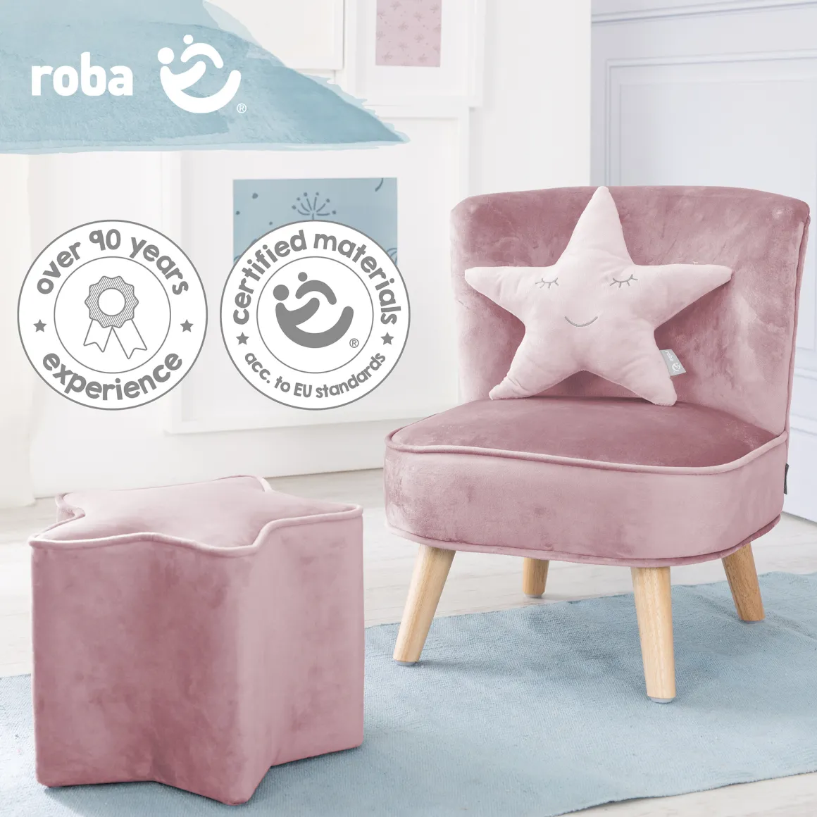 Cuscino cuddy stella pink – roba
