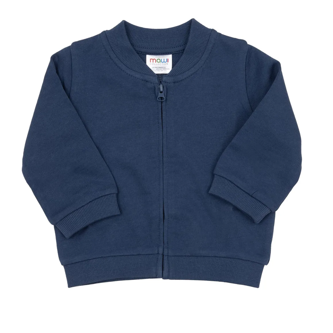 Felpa bimbo blu con zip