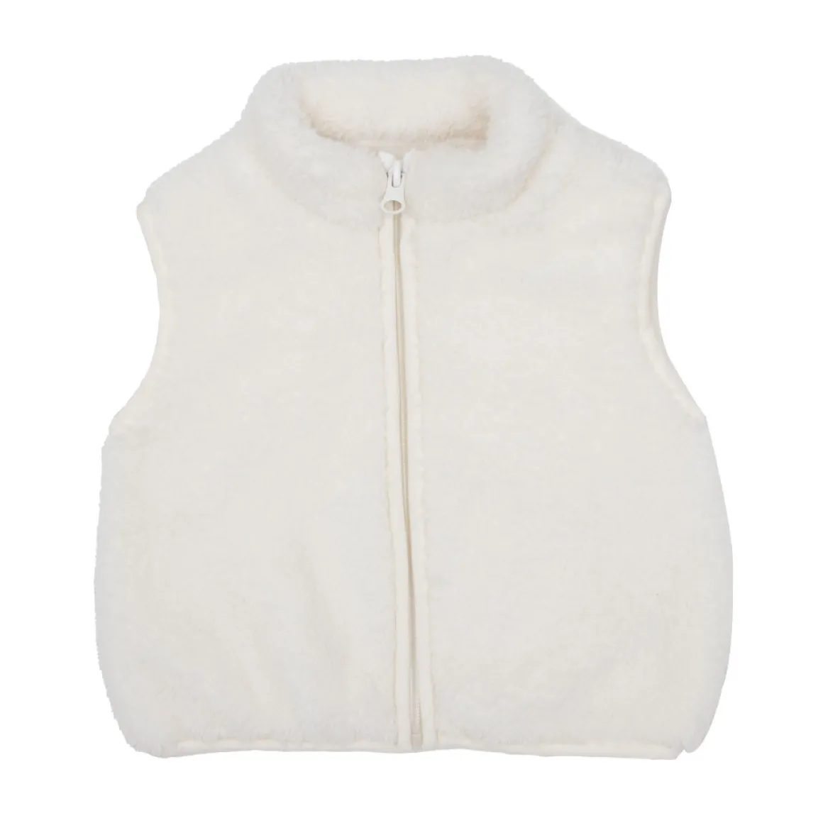 Gilet morbido bimba panna