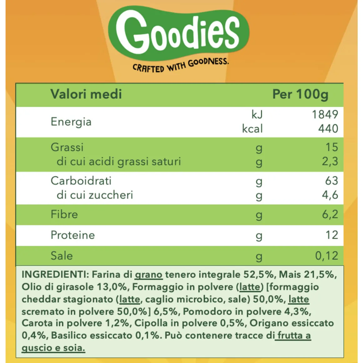Goodies lama puff pizza 30g