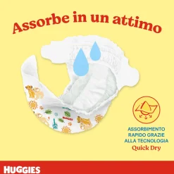 Huggies unistar mega pack tg.3 156 (52×3) pezzi