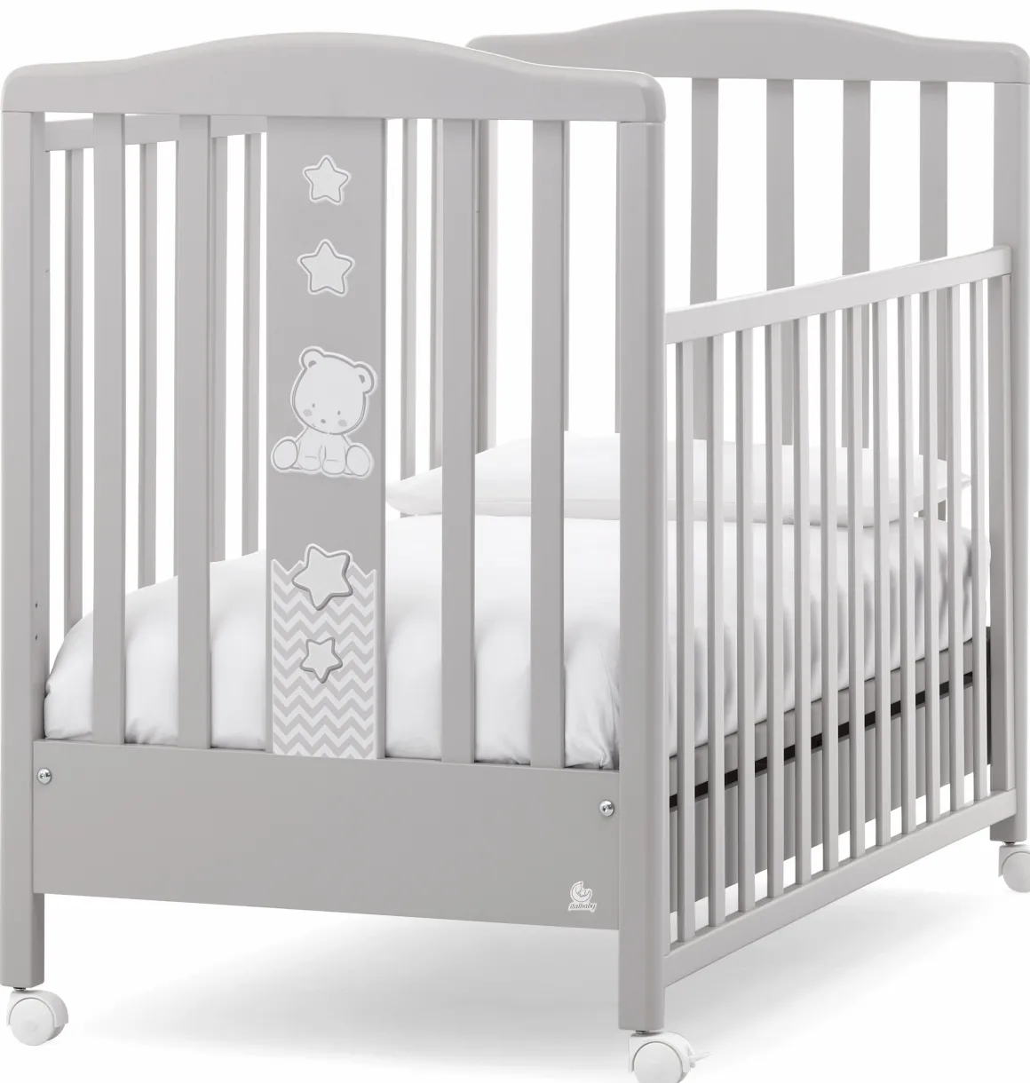 Italbaby- lettino popstar grigio