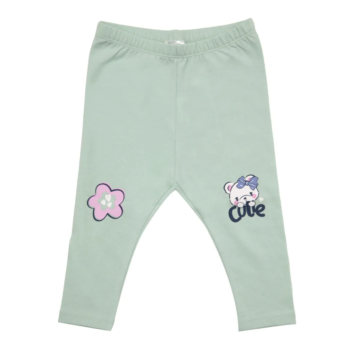 Legging stretch bimba verde