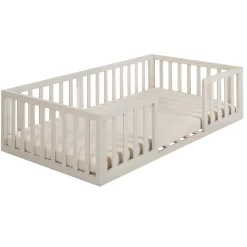 Lettino montessori 70×140 naturale sbiancato – roba