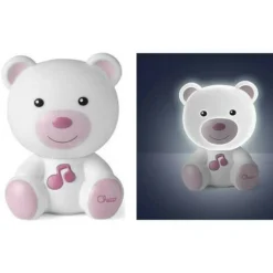 Luce notturna orsetto dreamlight rosa – chicco