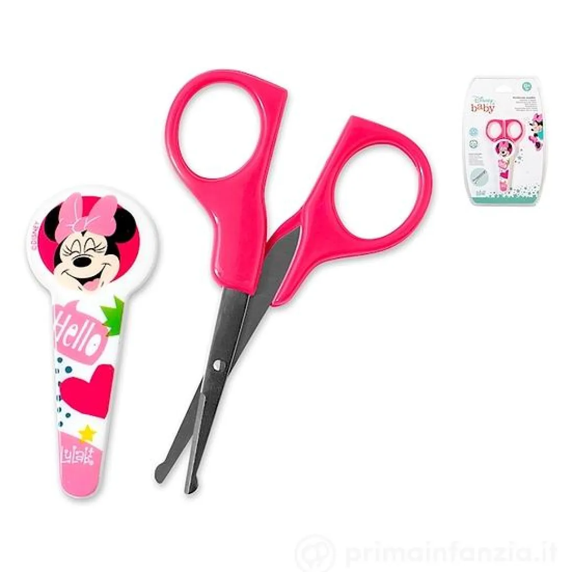 Lulabi forbice unghie polipropilene minnie icon con lame in acciaio