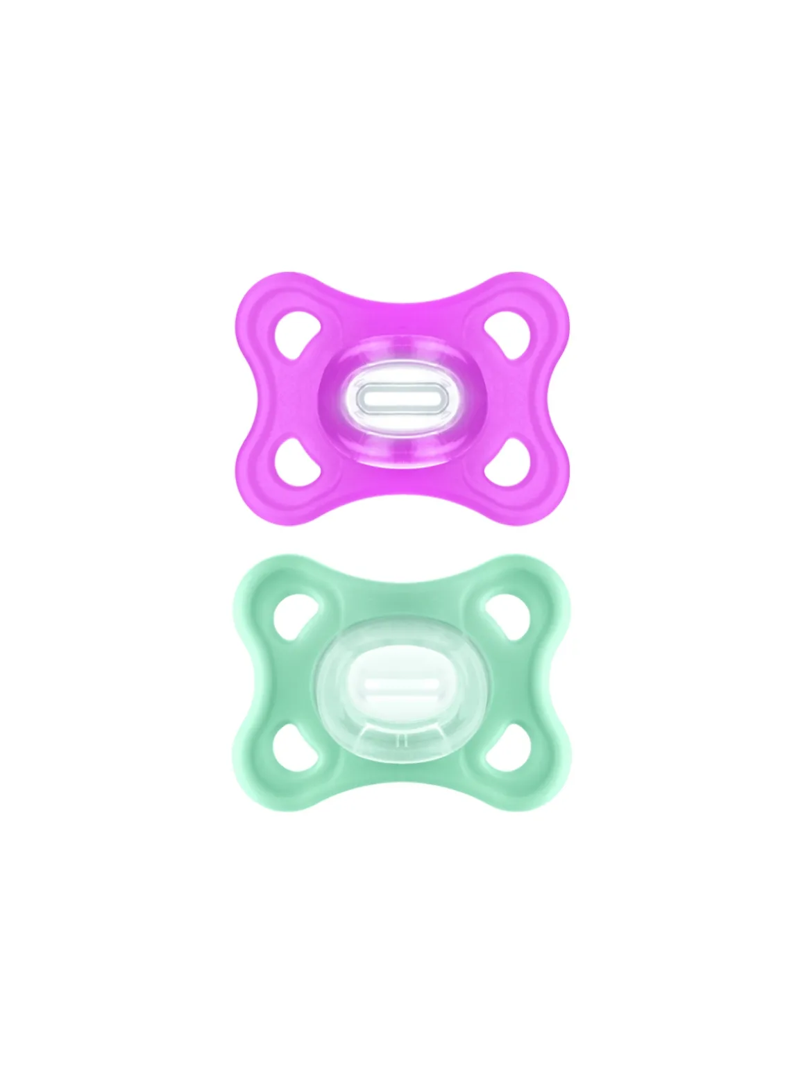 Mam 2 pz succhietti comfort 2-6m silicone, femmina