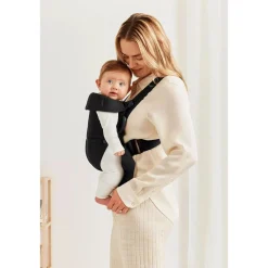 Marsupio mini babybjörn cotone – nero