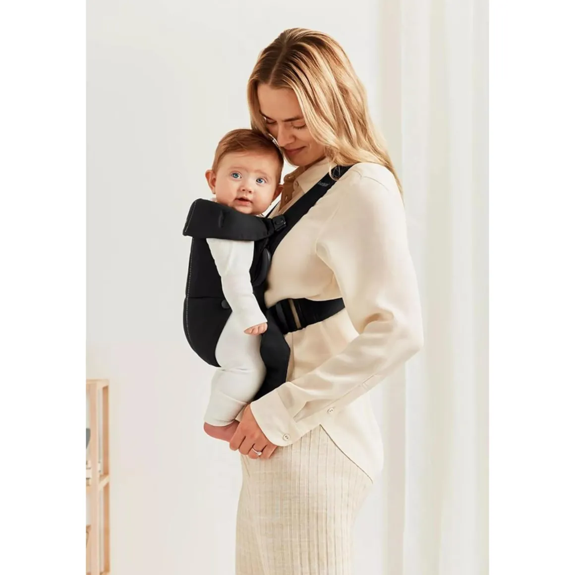 Marsupio mini babybjörn cotone – nero