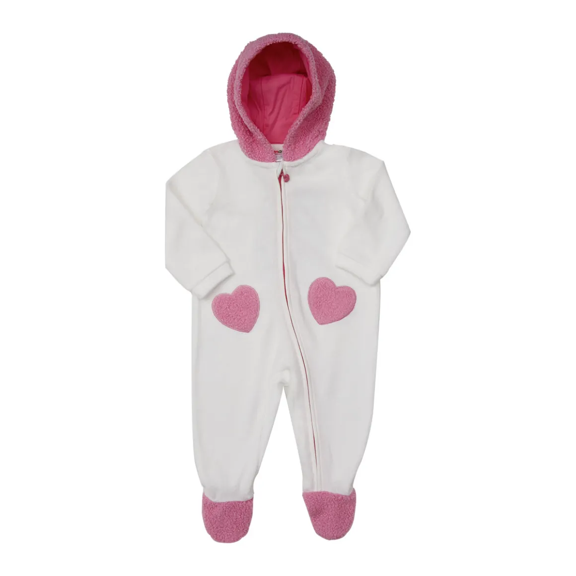 Mawi – tutina ciniglia c/cappuccio insert teddy oeko-tex