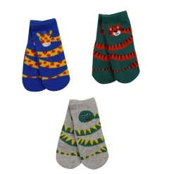 Mawi calza corta bimba pack x3 animali 15/18