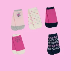 Mawi pack x5 calza corta mix fantasie