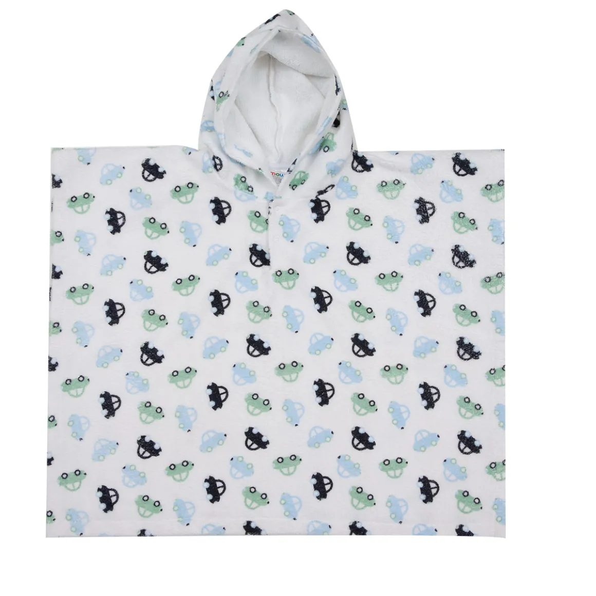 Mawi poncho spugna concappuccio