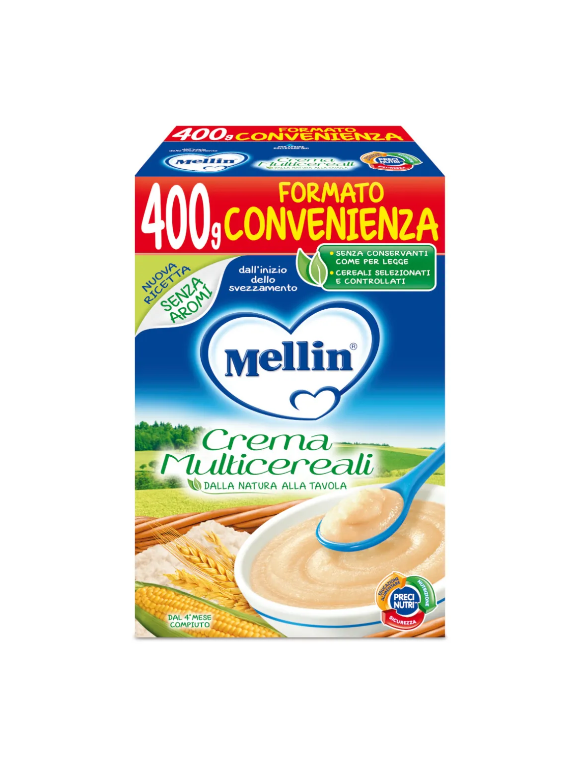 Mellin crema multicereali 400 gr