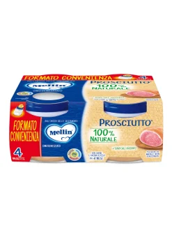 Mellin omogeneizzato prosciutto 4×80 gr